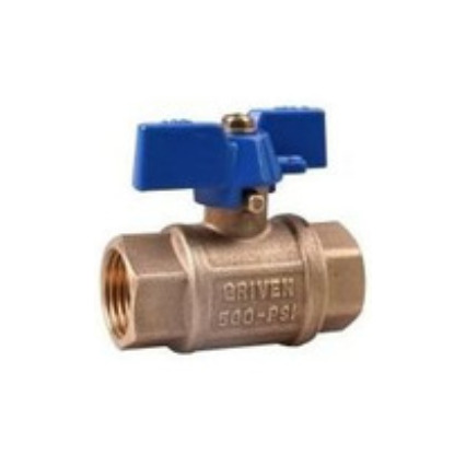 Valvula de Bronce Roscada 3/4" Griven