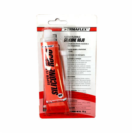 Silicon Alta Temperatura Rojo 75Gr