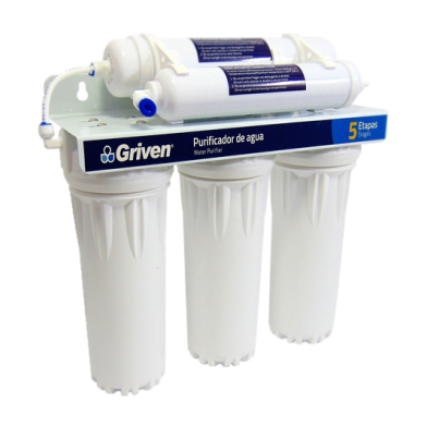 Filtro Purificador de Agua 5 Etapas Osmosis Inversa Griven