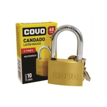 Candado 60Mm Laton Macizo Covo