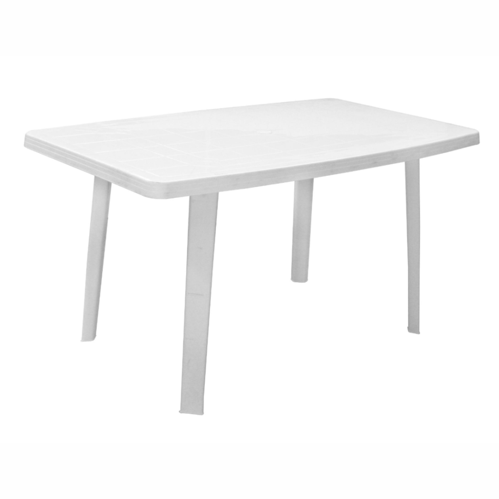 Mesa Familiar Blanca 138X 83.5 Cm