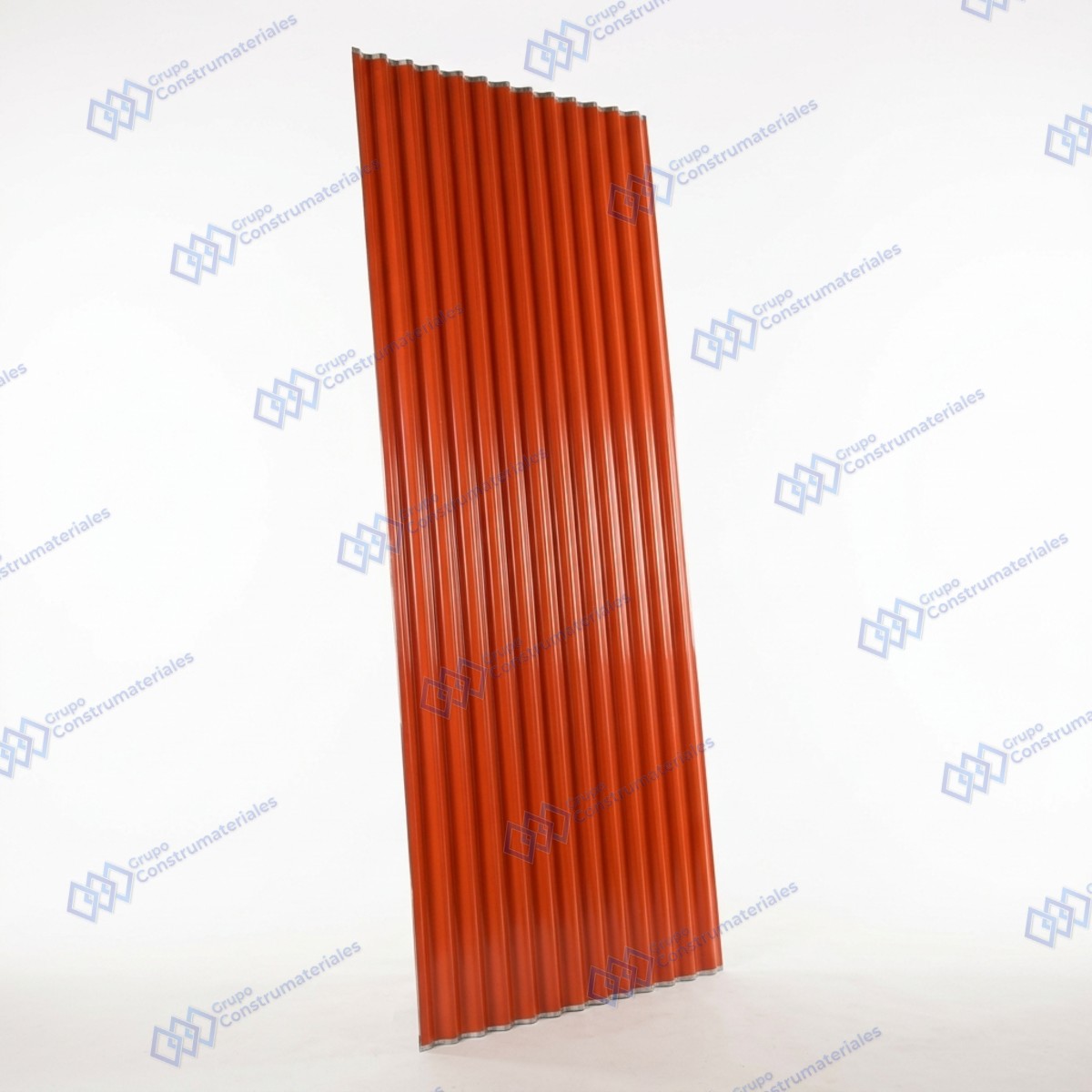 Lamina para Techo de Zinc Roja/Naranja 12 Pies 3.60 Largo X 80 Cm de Ancho