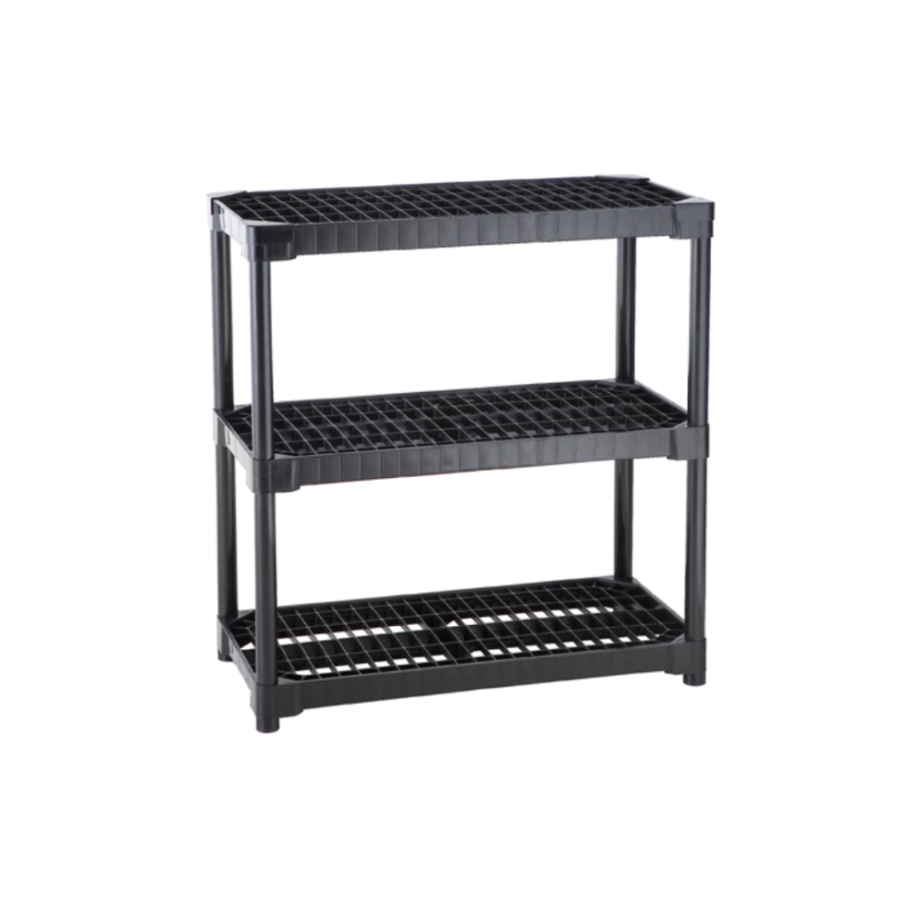 Estante Multiorganizador Manaplas 3 Niveles Negro