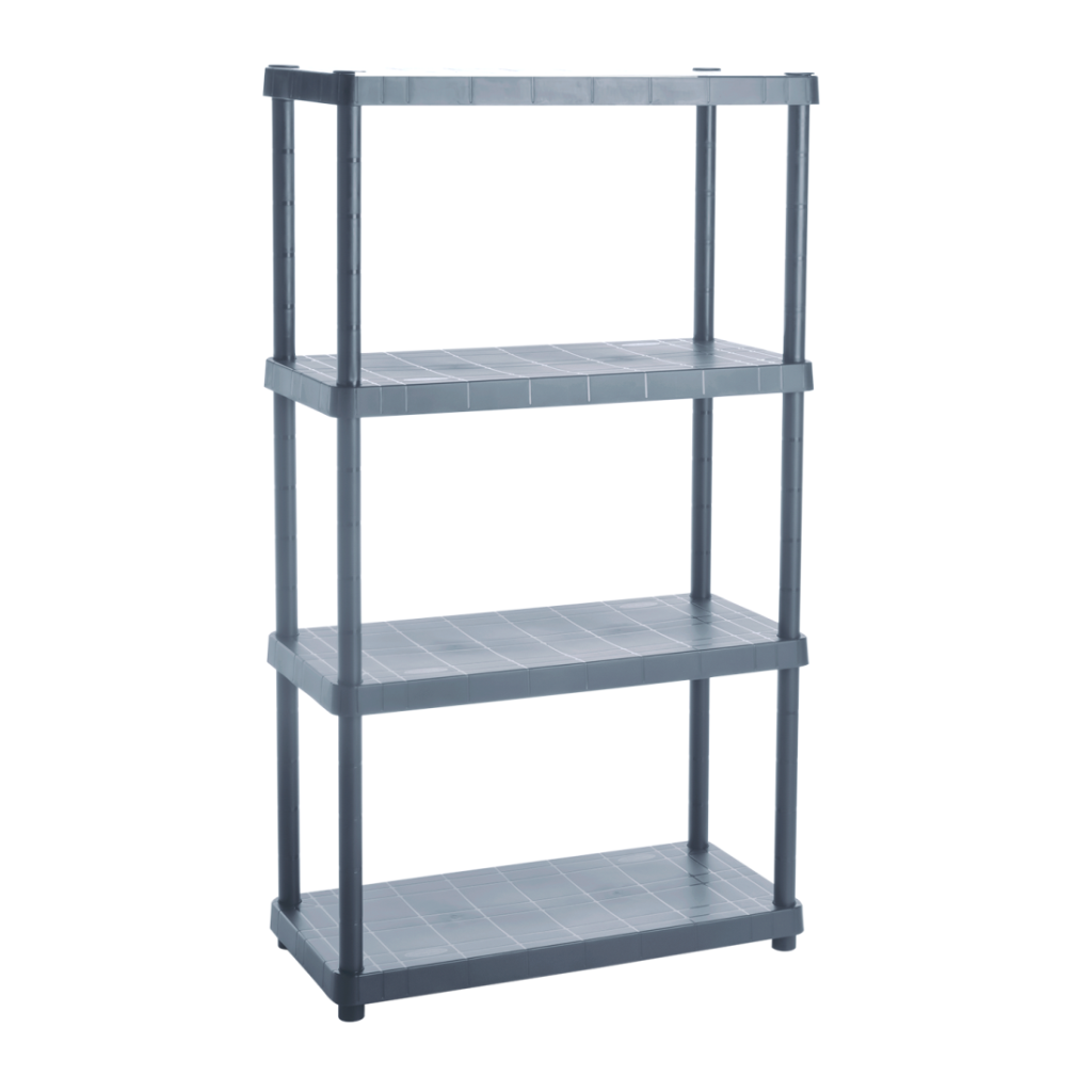 estanteria multiorganizador manaplas 4 niveles negro