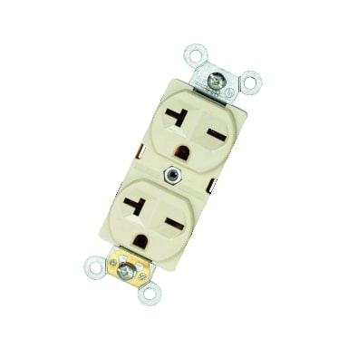 Toma Doble 270 Polarizado 125V 20A Beige Troen