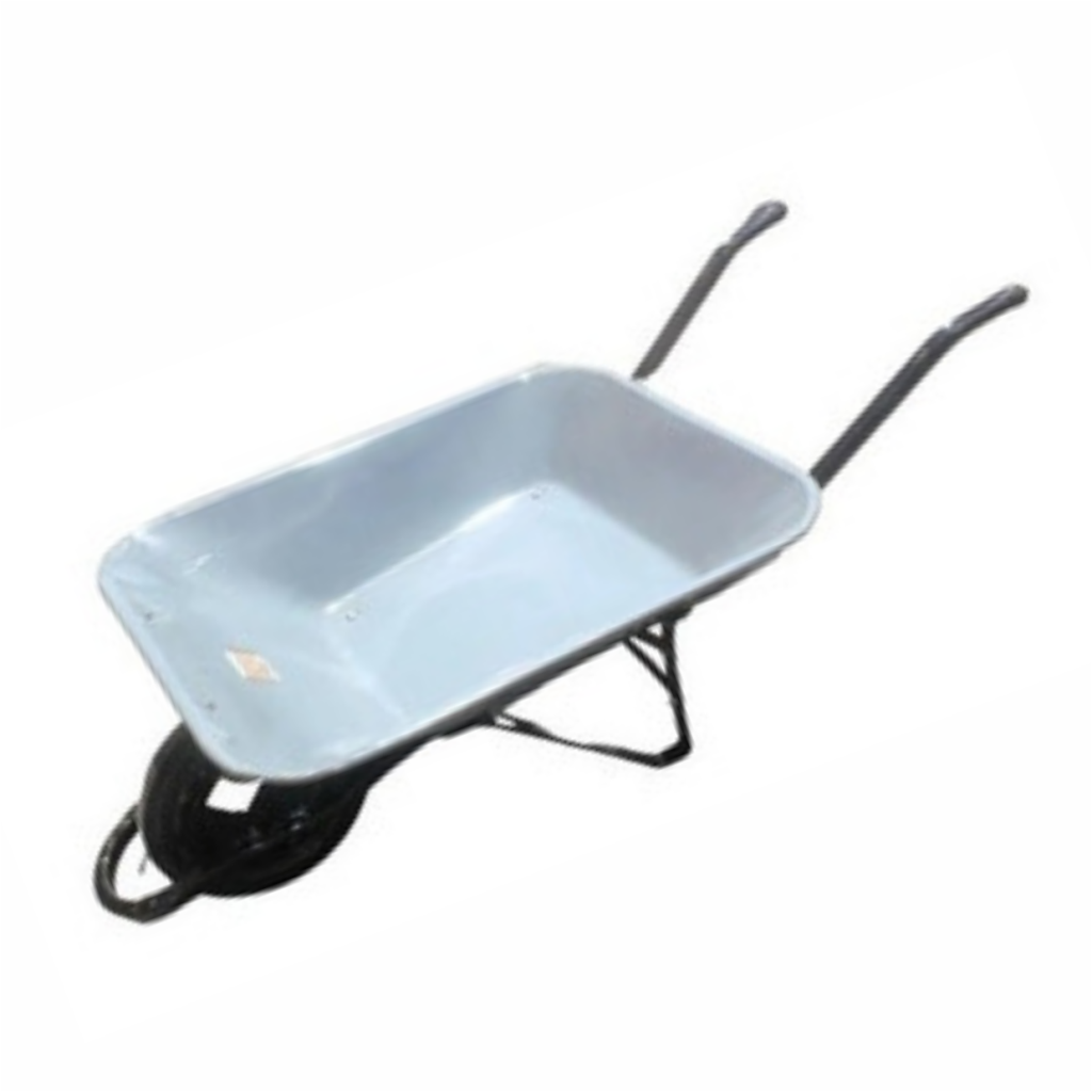 Carretilla 55Lts Gris Rueda Maciza Multiprens