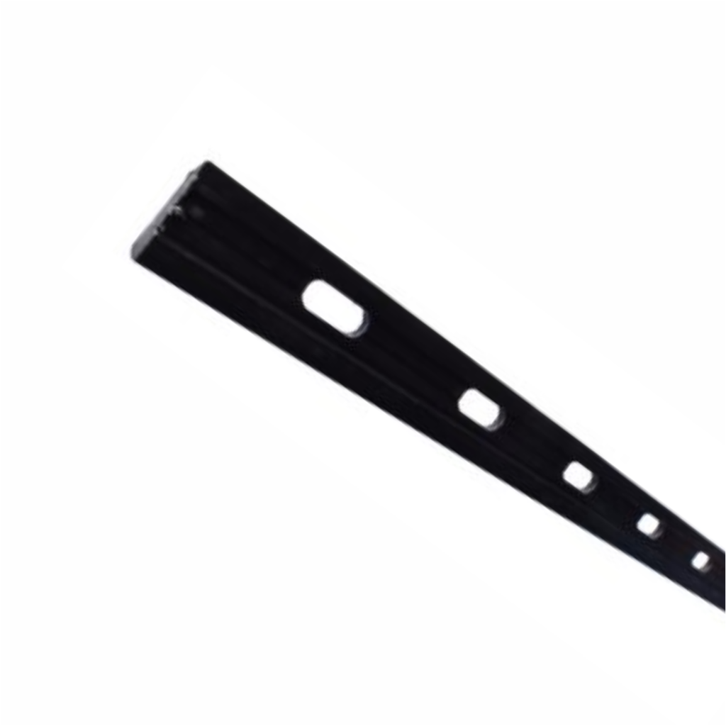 Fleje Negro Plastico para Piso Granito