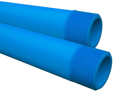 Tubo Azul Agua Fria Rosca 3/4" X 6M Plast Reforzado
