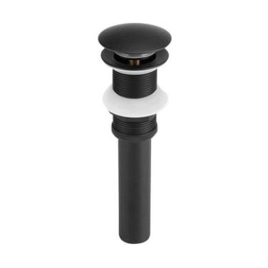 Desague para Lavamanos Push Metalico Negro Griven B220a