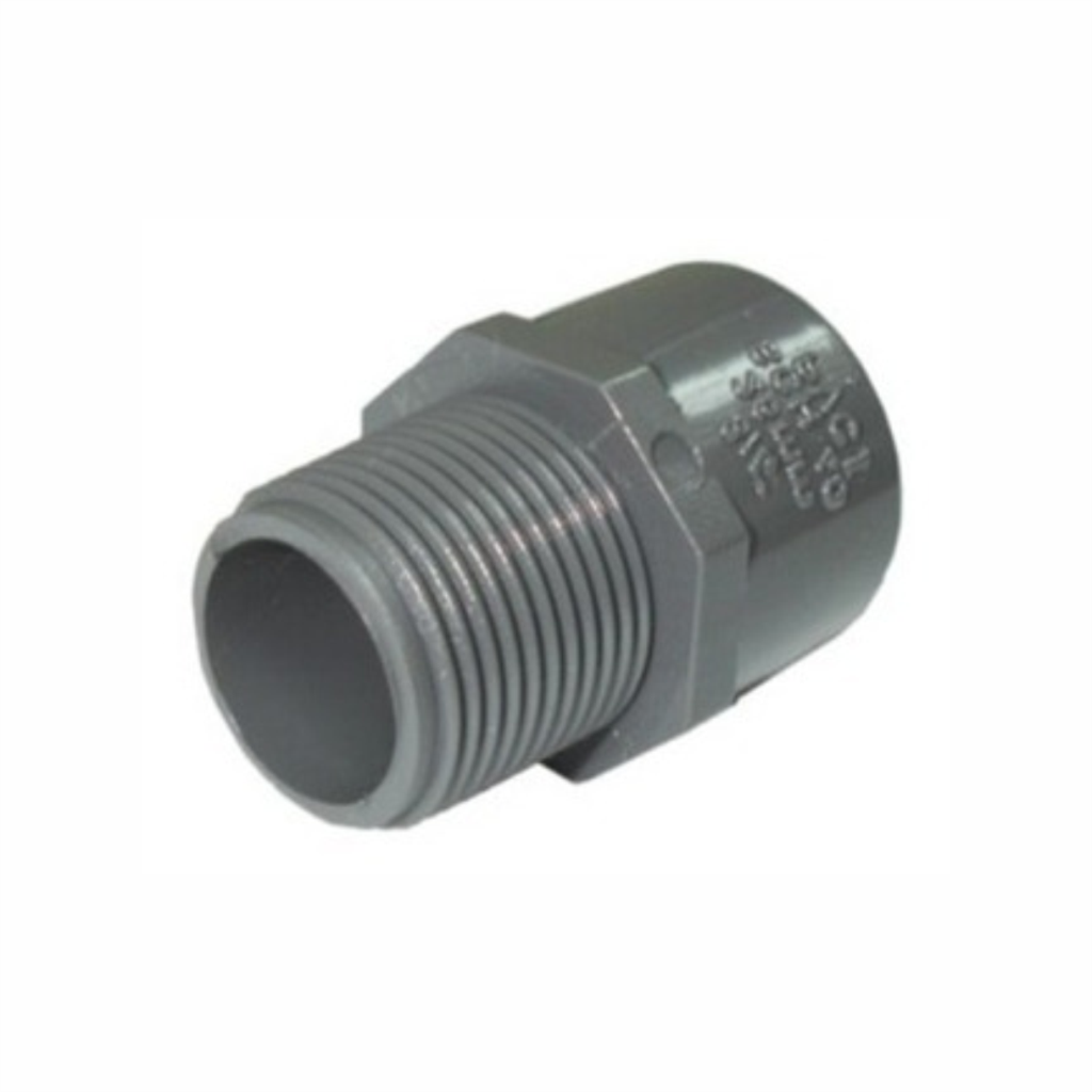 Adaptador Macho Rosca 1" Agua Fria Sch40