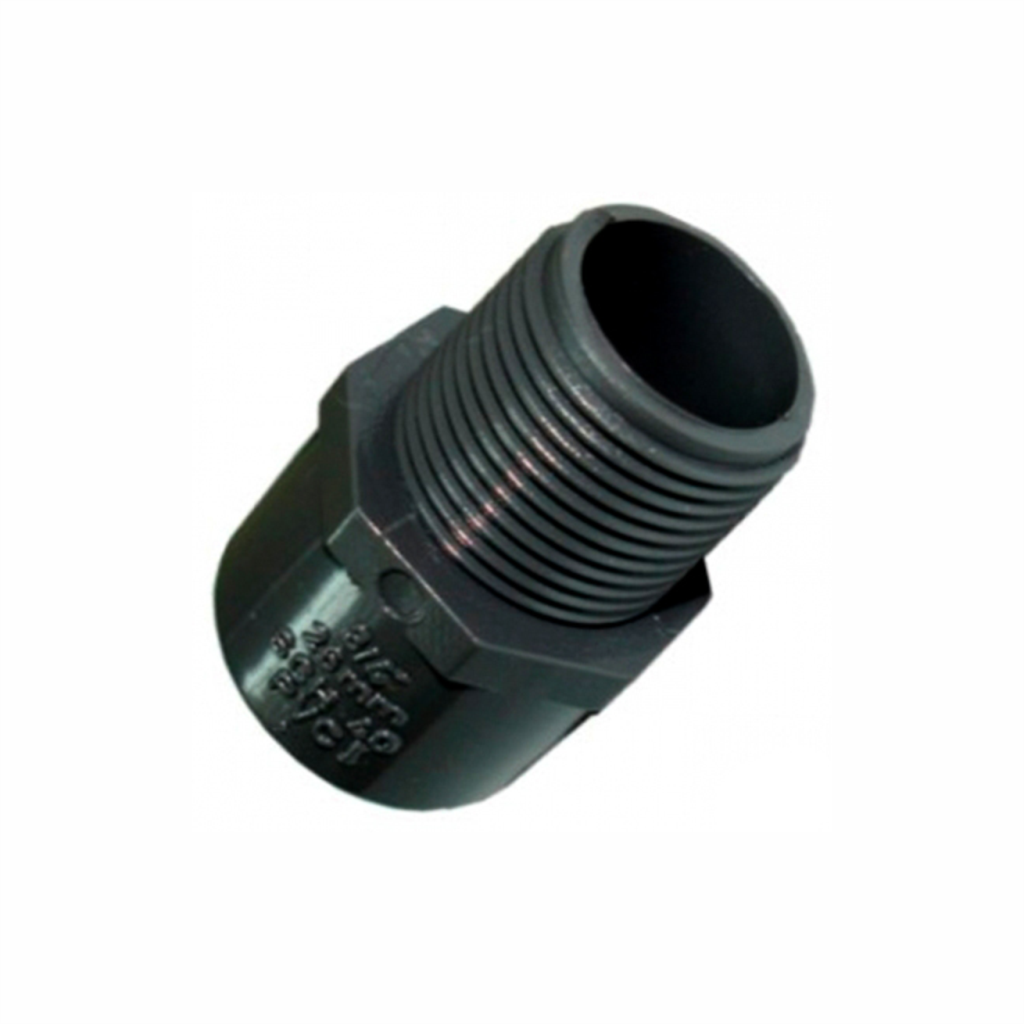 Adaptador Macho Rosca 3/4" Agua Fria Sch40