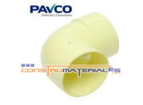 Codo 75Mm 3" X 90º Din Aguas Negras Tubrica/Pavco