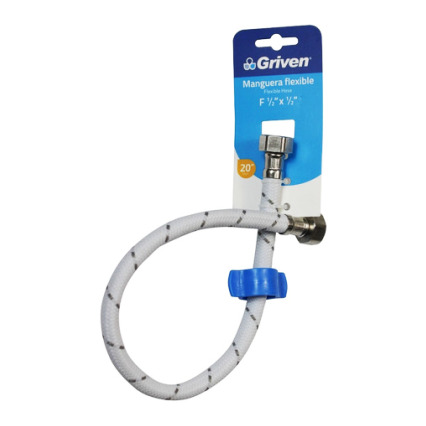 Canilla Flexible 1/2" para Plomeria Griven