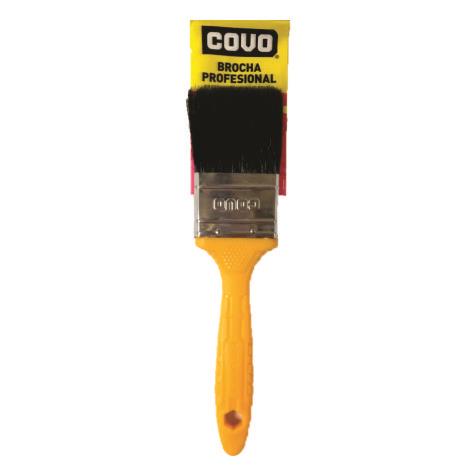 Brocha 2" Cerdas Naturales Negras Covo