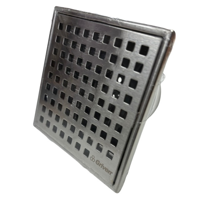 Desague de 4" X 4" Satinado Griven Elite