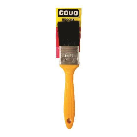 Brocha 1 1/2" Cerdas Naturales Negras Covo