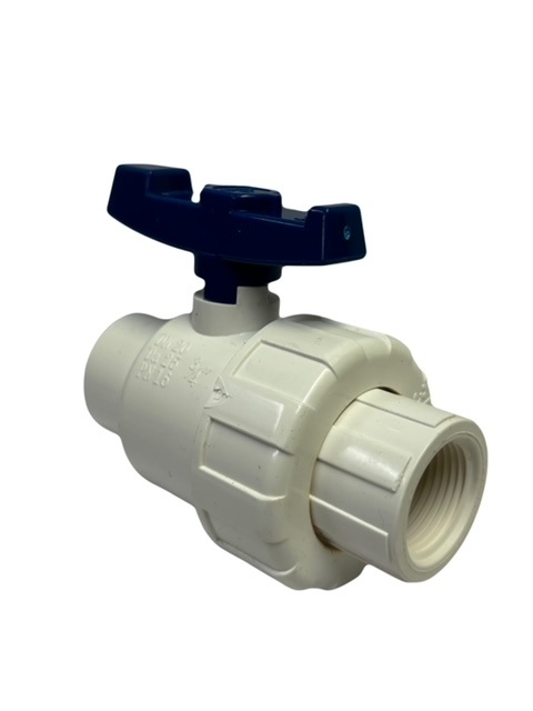 Valvula de Bola Pvc 3/4 Roscada con Union Univ Griven