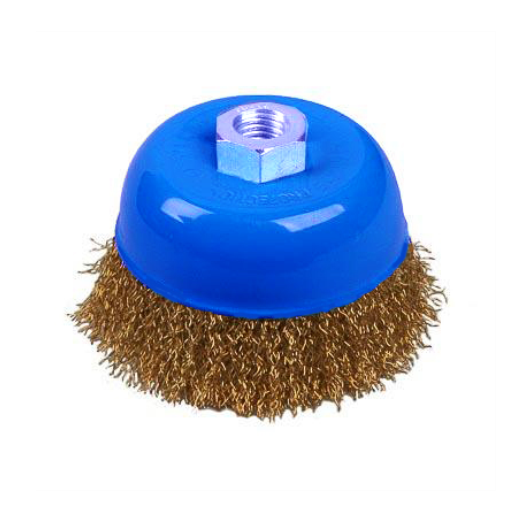 Cepillo Copa Alambre 4" X 5/8" Brufer