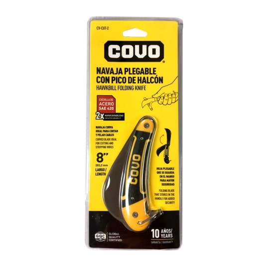 Navaja Plegable con Pico de Halcon Covo 8"