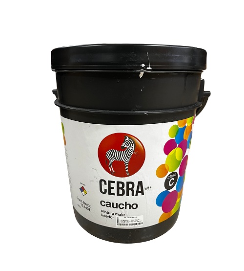 Pintura Caucho Clase C Cebra Blanco Nieve 1 Cuñete