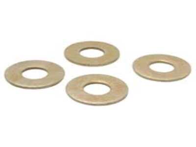 M2 natural DIN 125 40 piezas KADco/® Form A Arandelas planas de pl/ástico de nylon m/étricas blanco