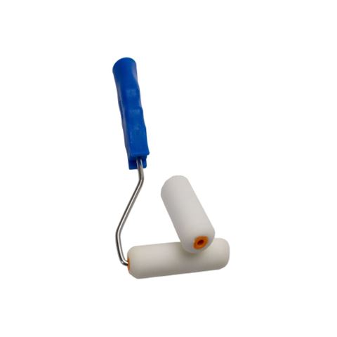 Set Mini Rodillo Cromado Cebra 3"