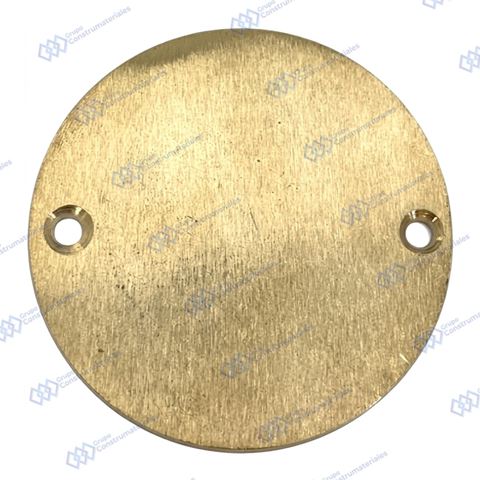 Tapa para Rejilla Ciega de Bronce de 1-1/2" y 2" Ma