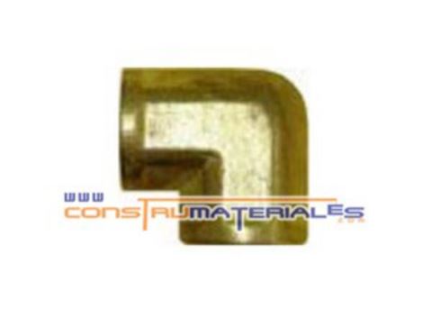 Codo Hembra Npt 90 1/4" Bronce