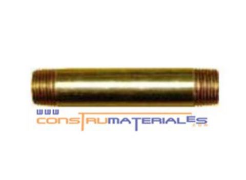 Niple Largo 1/4" X 4" Bronce