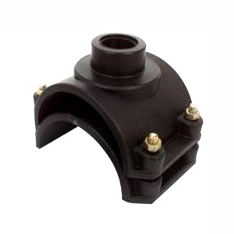Abrazadera Plastica para Manguera Riego 75MM Salida 3/4"
