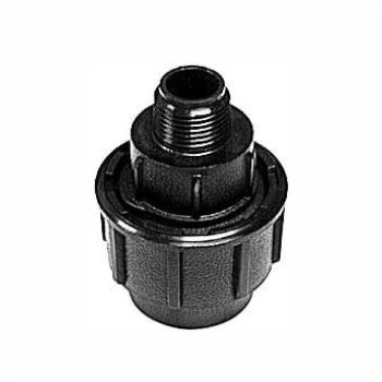 Adaptador Macho para Manguera de Riego 25MM Salida 1/2"