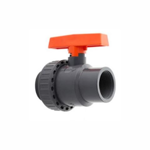 Valvula de Bola Pvc Pegar 2" C/Union Tubrica