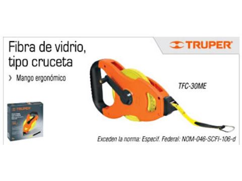 Cinta Metrica 50Ml T/Cruceta Truper