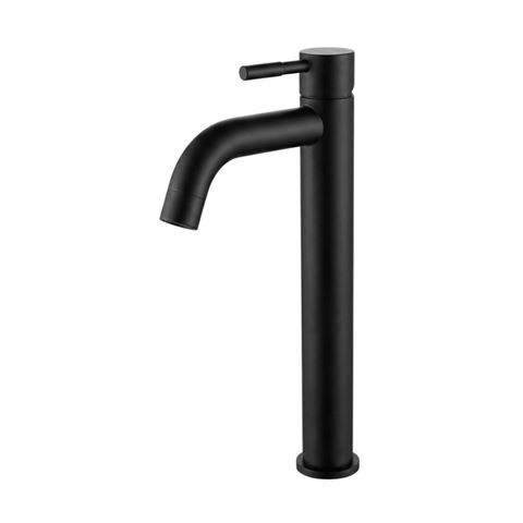 Griferia Individual Lavamanos Negro Mate Griven Tbf500