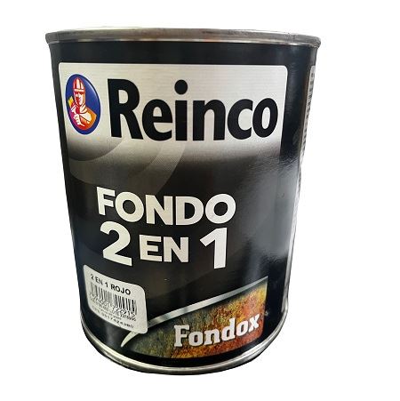 Fondo 2 en 1 Rojo Reinco 1/ 4 Galon