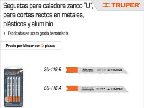 Hoja para Sierra Caladora Truper