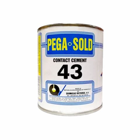 Pega Sold 43 Amarilla Cemento de Contacto 1/4 Galon