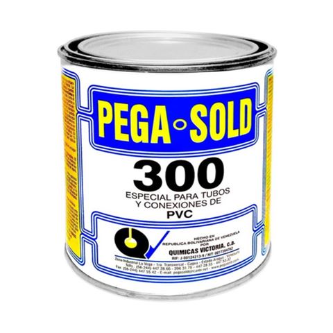Pega Sold 300 Pvc para Tuberias 1/4 Galon