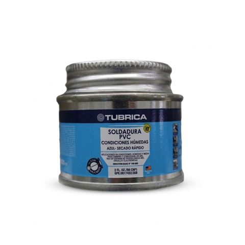 Pega Soldadura Pvc Condiciones Humedas Tubrica 1/64