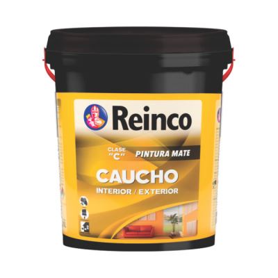 Pintura Mate Caucho Blanco Cuñete Clase C Reinco