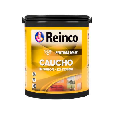 Pintura Mate Caucho Negro 1 Galon Clase C Reinco