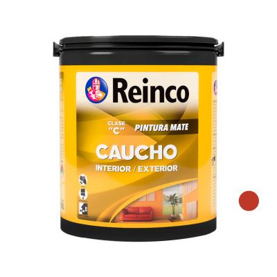 Pintura Mate Caucho Terracota 1 Galon Clase C Reinco