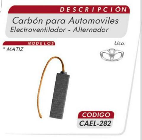 Carbon Electroventilador Cael-282