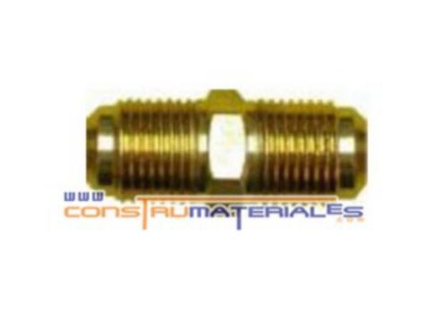 Union Flared 1/2" Bronce
