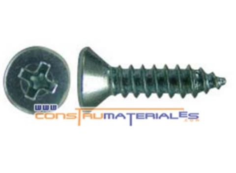 Tornillo Autorr Estria C/Plana 12 X 1"