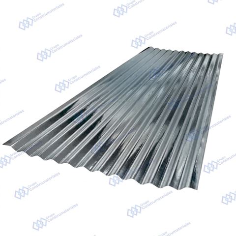 Lamina para Techo de Zinc 2Da C-35 0.17Mm X 80Cm X 3.60 Ml Importada