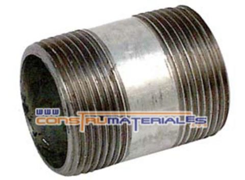 Niple Galvanizado 1/2" X Semi (1 1/2")
