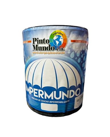 Pintura Impermeabilizante Blanco Galón Pinto Mundo
