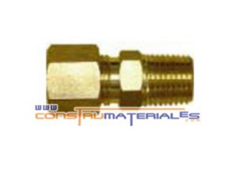 Conector Macho de Compresion R 3/8 x 1/8