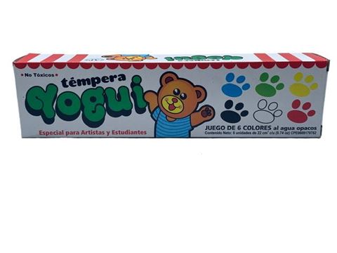 Tempera Escolar 20 Cc